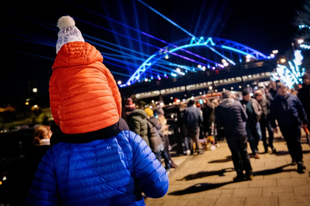 Laser Light City, Image by TyneSight Photographic for NE1