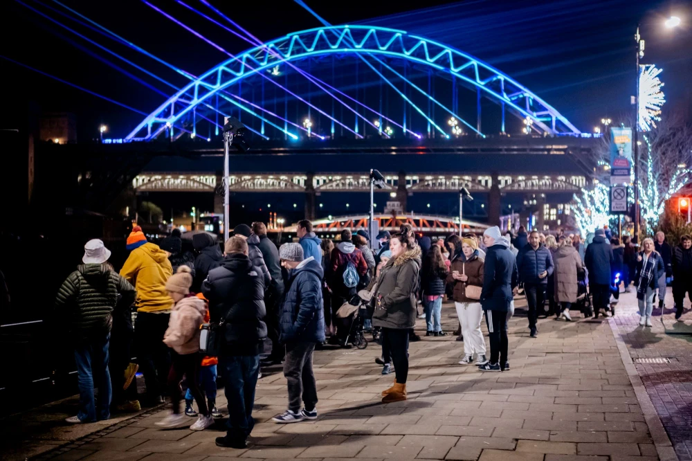 Laser Light City, Image by TyneSight Photographic for NE1