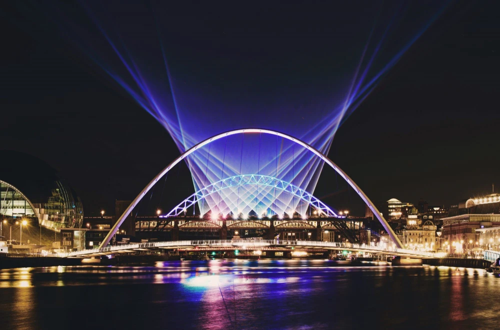 Laser Light City, Image by TyneSight Photographic for NE1