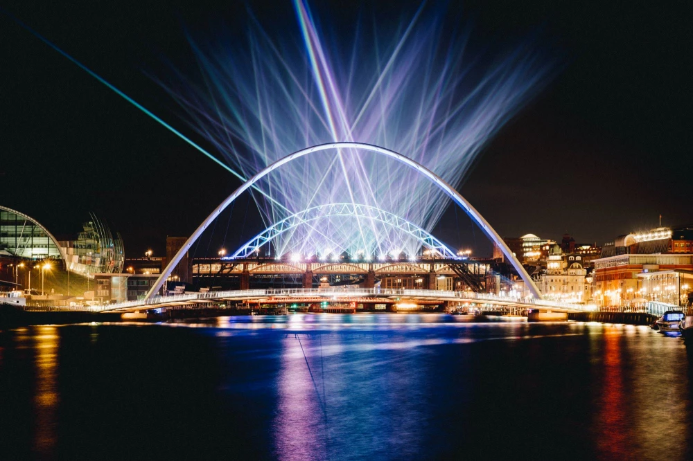 Laser Light City, Image by TyneSight Photographic for NE1