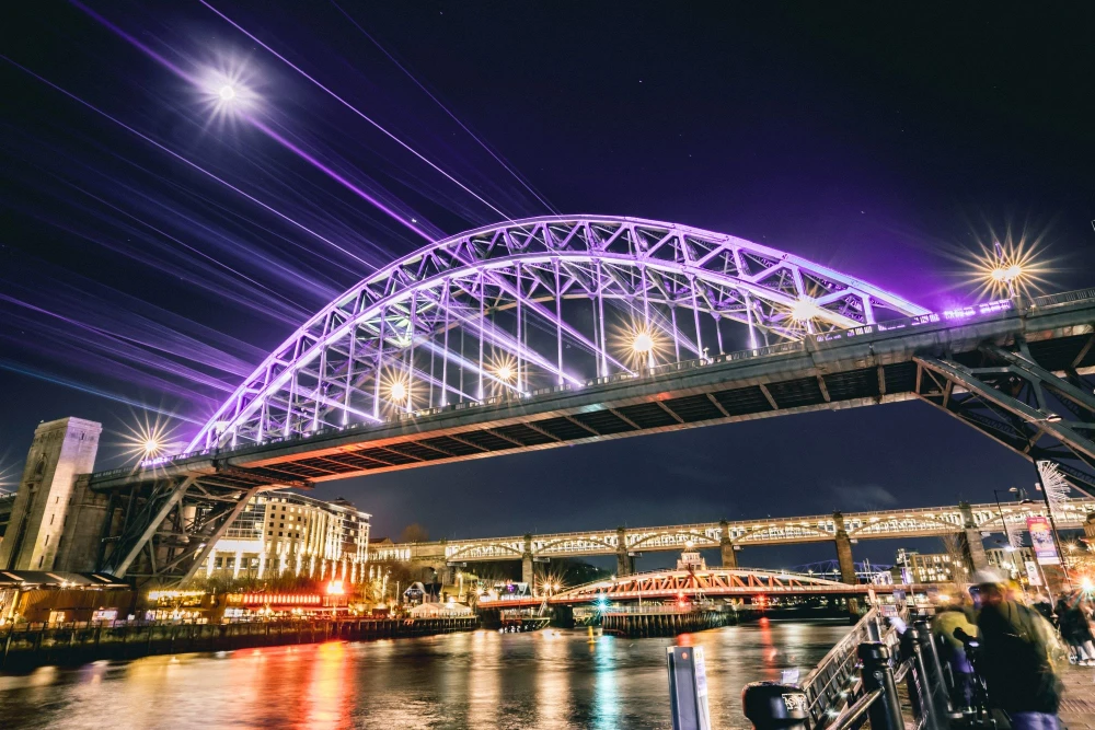 Laser Light City, Image by TyneSight Photographic for NE1