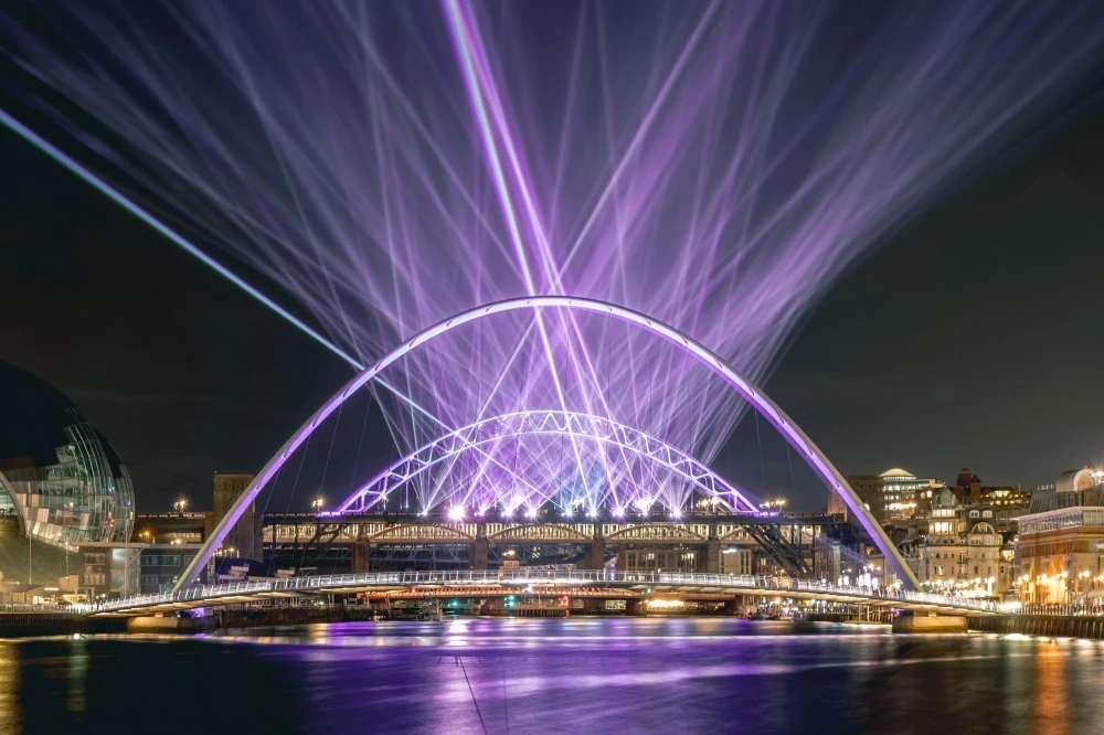 Laser Light City, Image by TyneSight Photographic for NE1