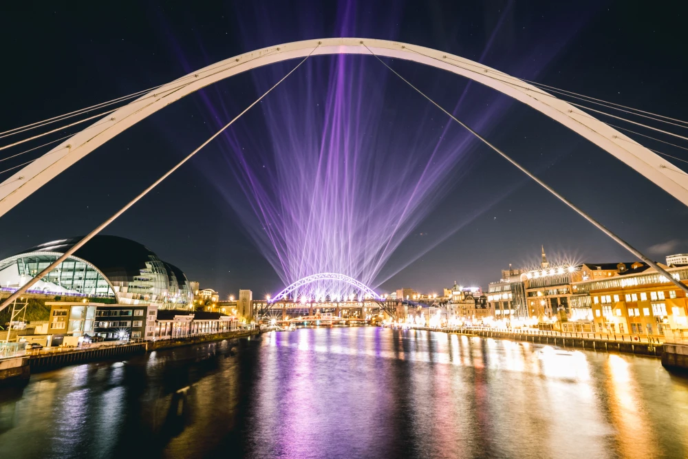 Laser Light City, Image by TyneSight Photographic for NE1