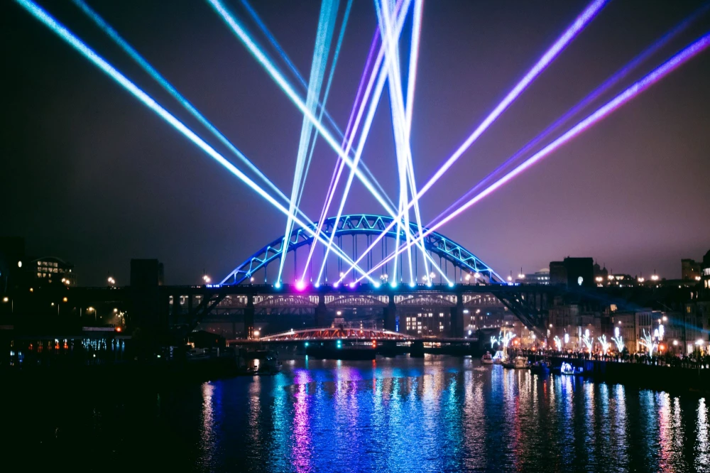 Laser Light City, Image by TyneSight Photographic for NE1