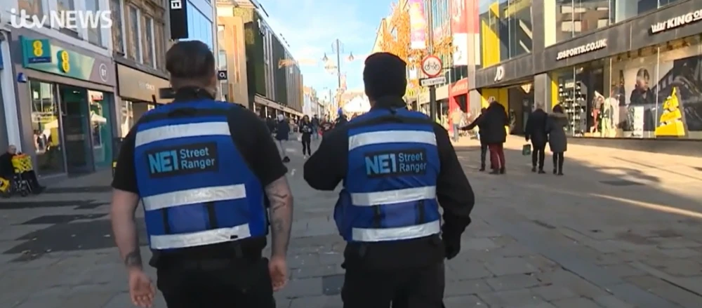 NE1's Street Rangers patrolling Newcastle's Northumberland Street