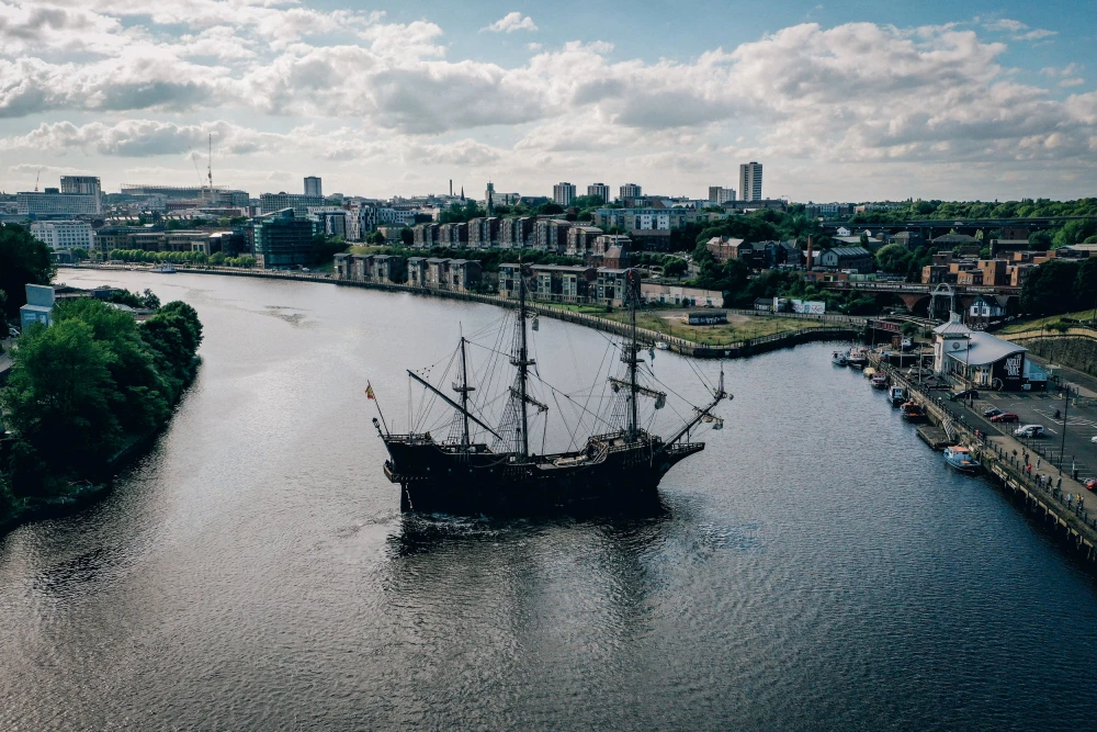 Chronicle Live | Jun 2024 | See drone footage of magnificent Spanish Galleon in Newcastle