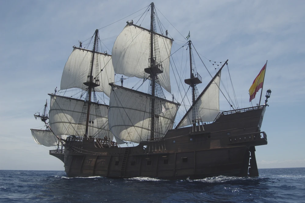BBC | June 2024 | Replica of Spanish galleon moors at city's quay