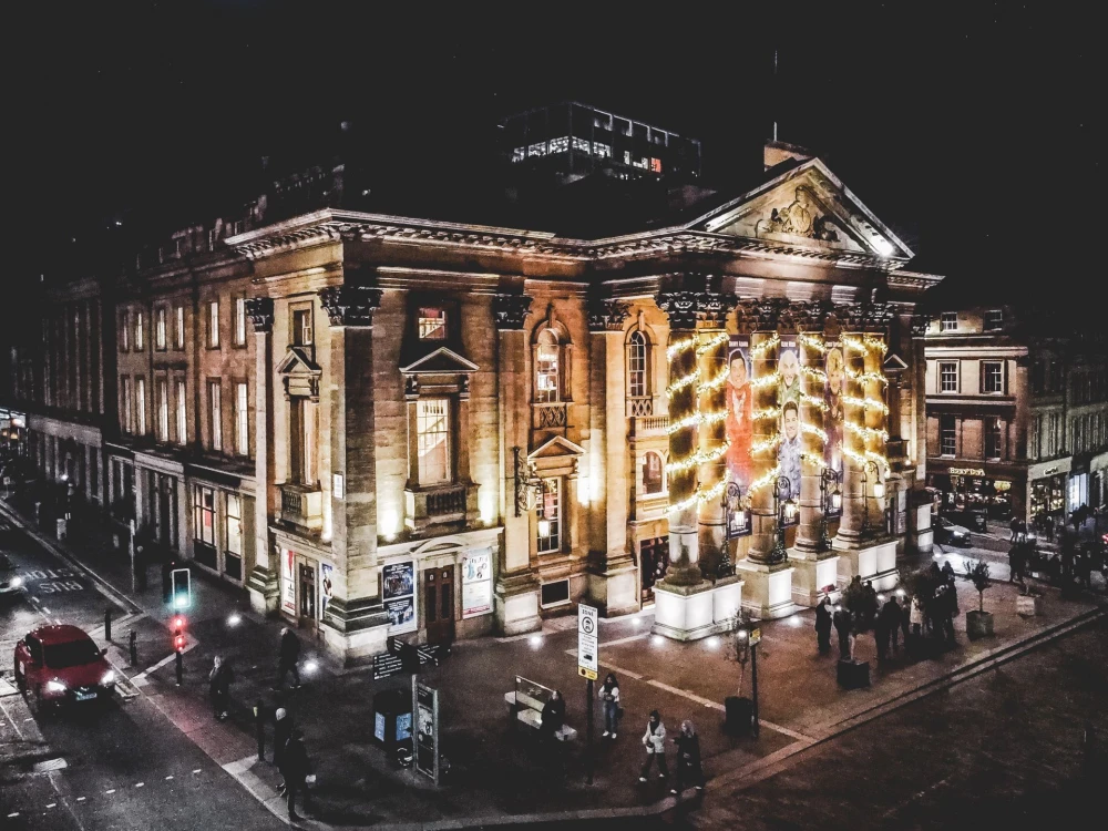 Hits Radio | Nov 2024 | NE1 lights up Newcastle's Theatre Royal as part of festive celebrations