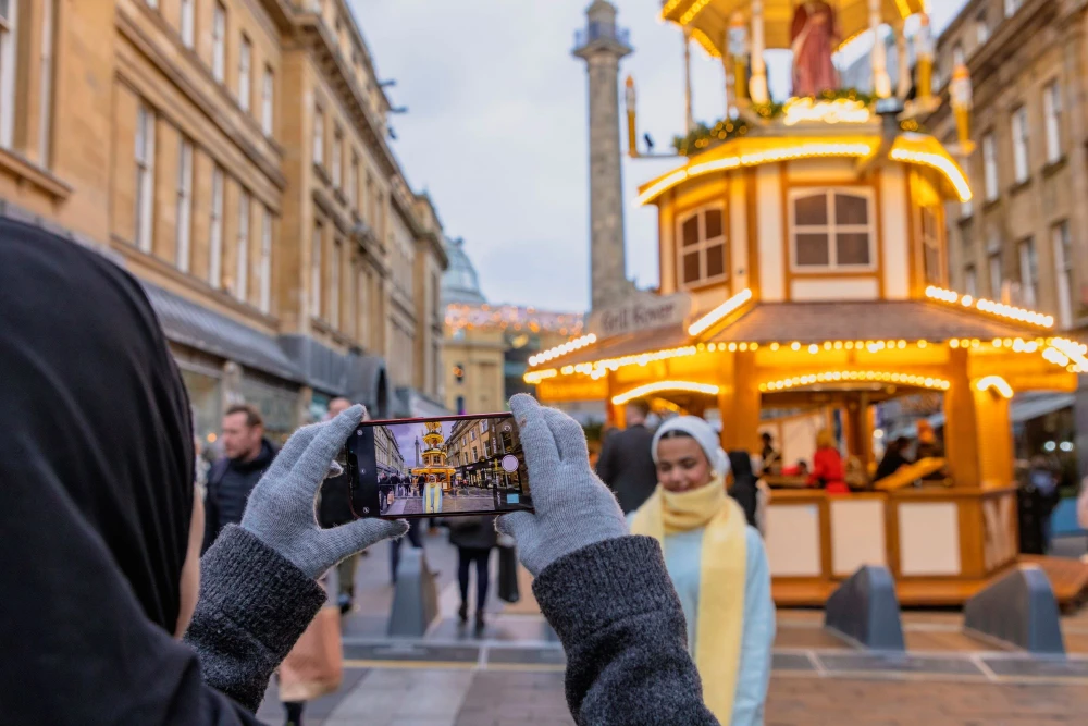 Chronicle Live | Nov 2024 | Newcastle Christmas Market last minute preparations ahead of opening on Saturday